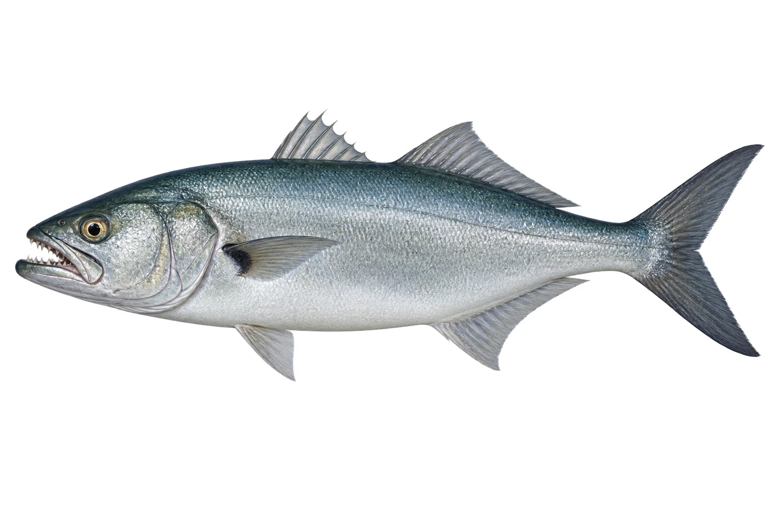 Ilustração realista de anchova