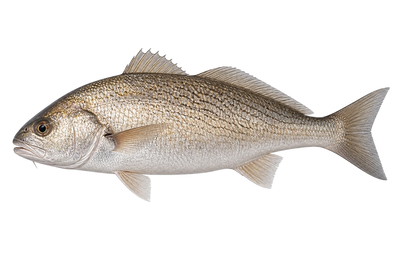 Ilustração realista de corvina